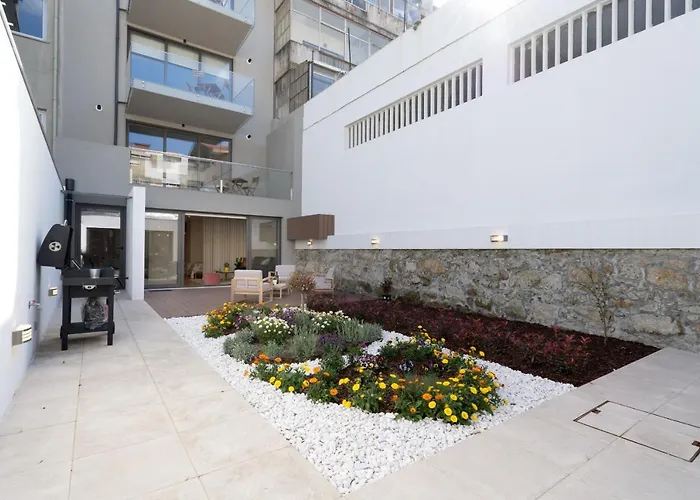 Host Wise - Peaceful & Luxurious Flat - Terrace Lägenhet Vila Nova de Gaia